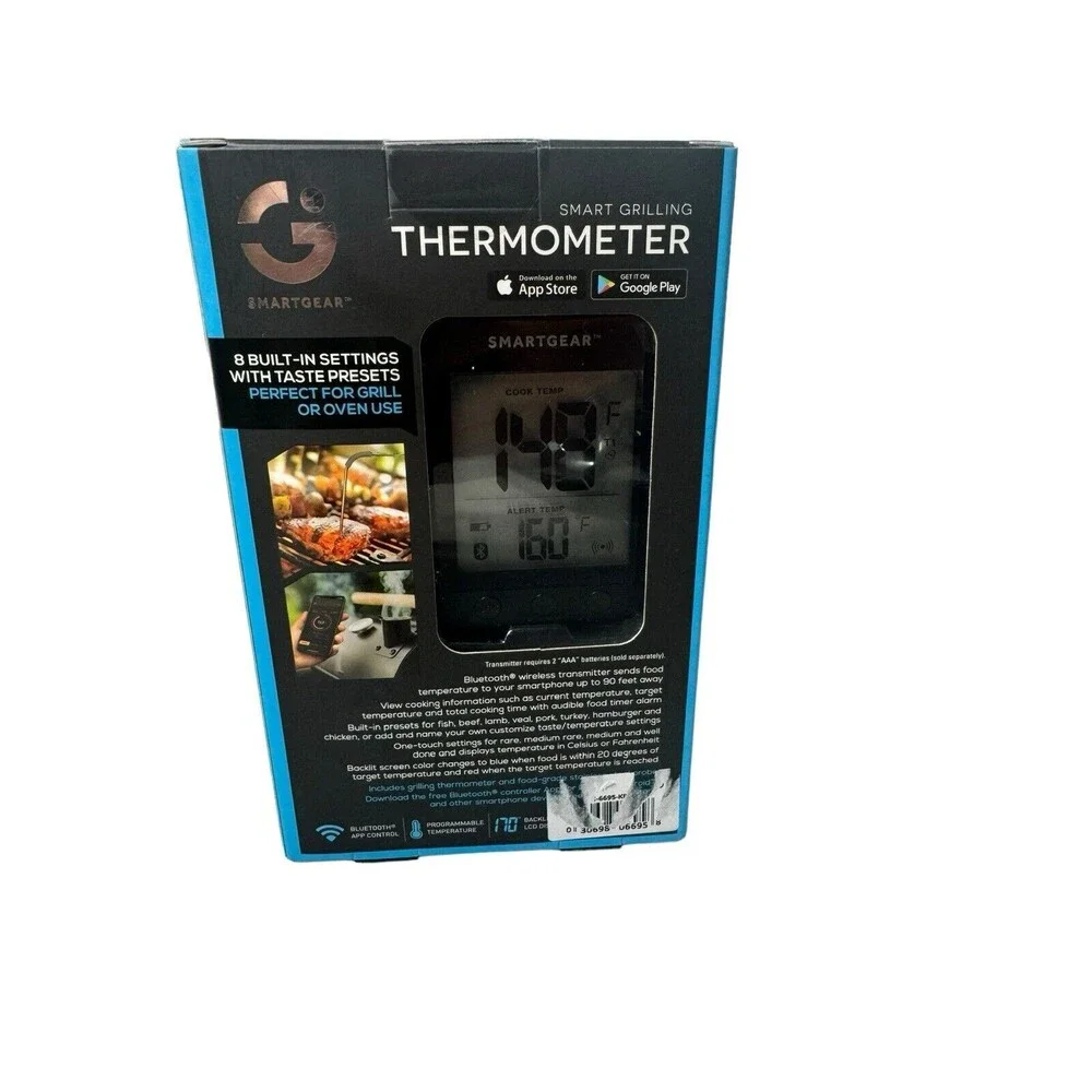 SmartGear Wireless Grilling Thermometer STG-6695-KB